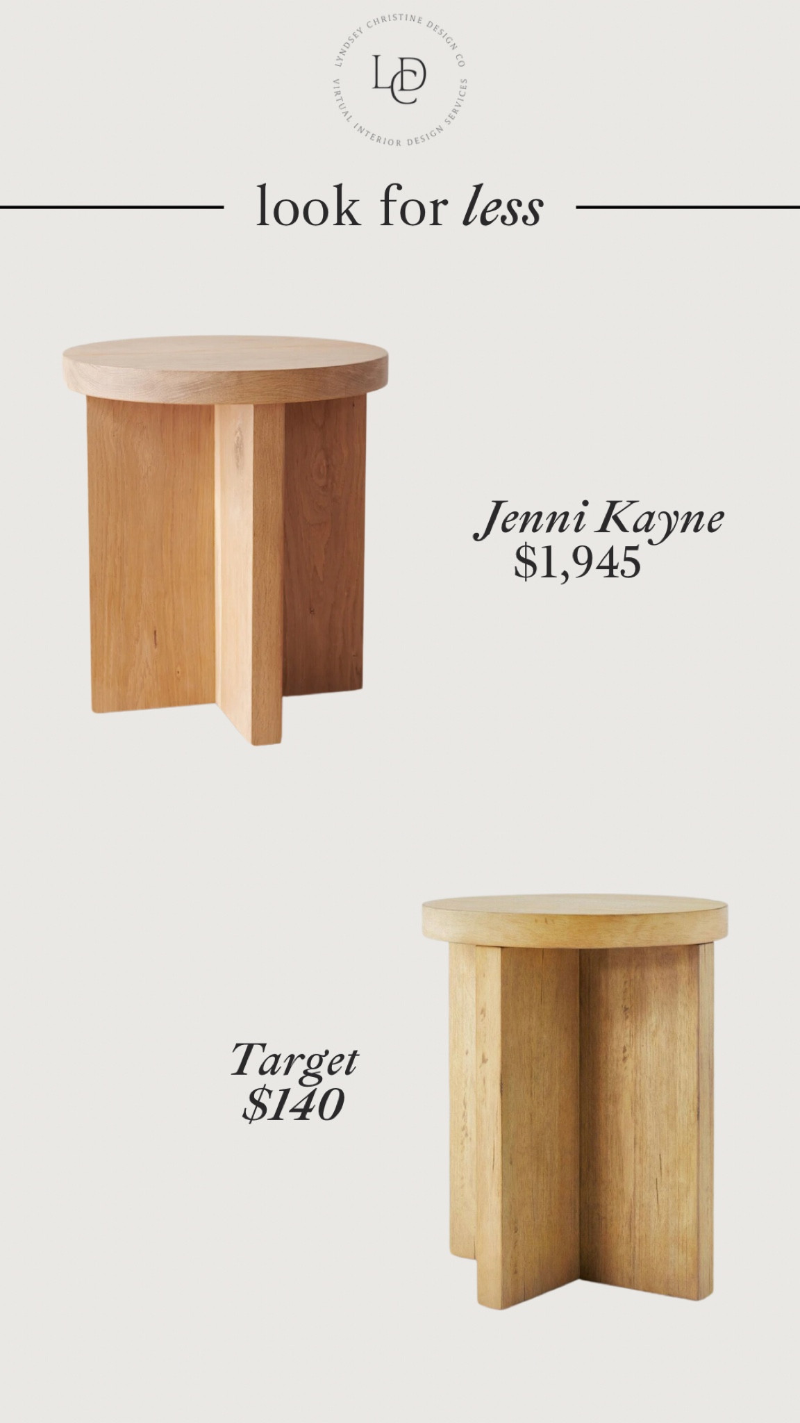 Look for less designer side tables

#LTKSale #LTKsalealert #LTKhome