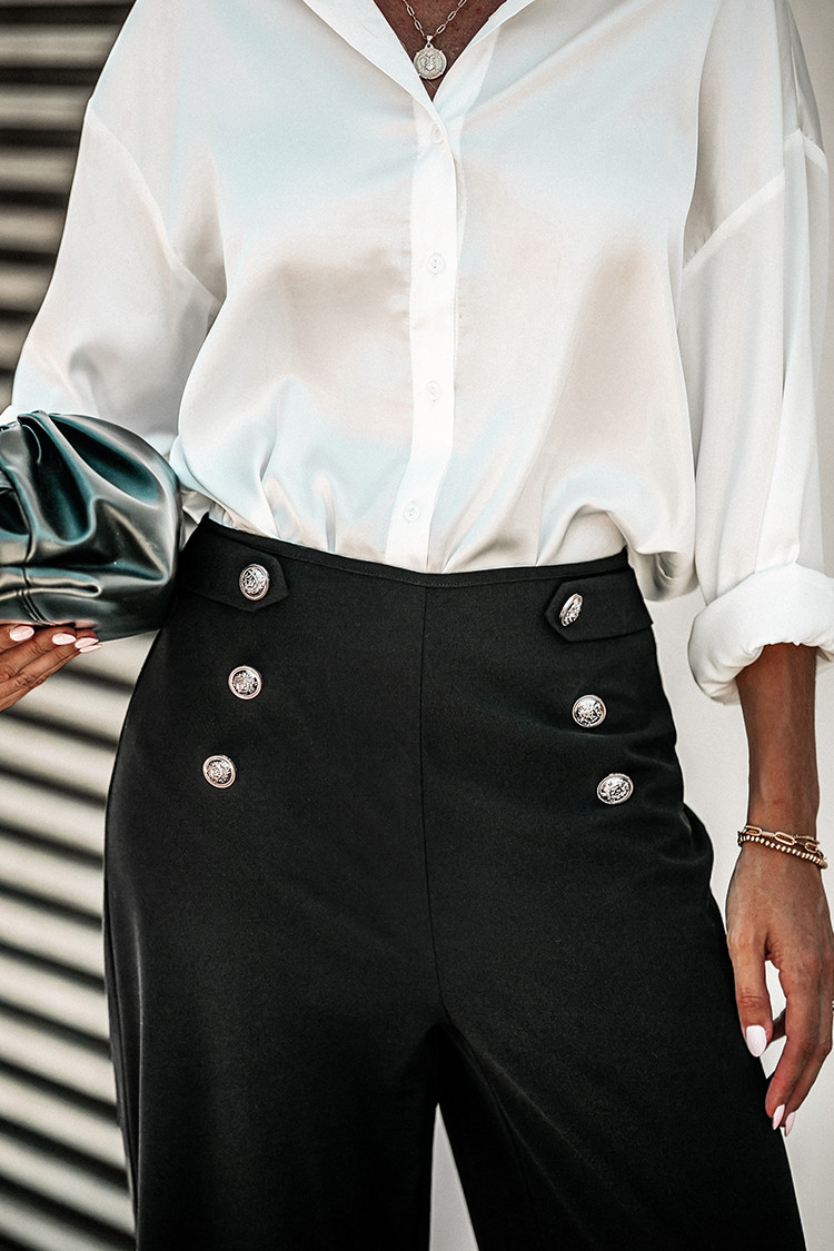 Hit Play Double-Breasted Wide Leg Trouser Pants | Cupshe US