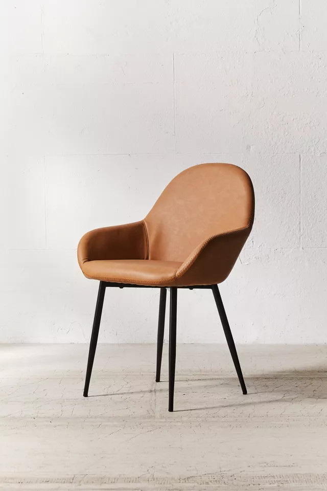 Remy Faux Leather Arm Chair | Urban Outfitters (US and RoW)
