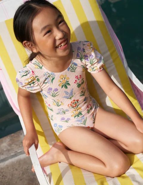 Puff Sleeve Swimsuit | Boden (US)