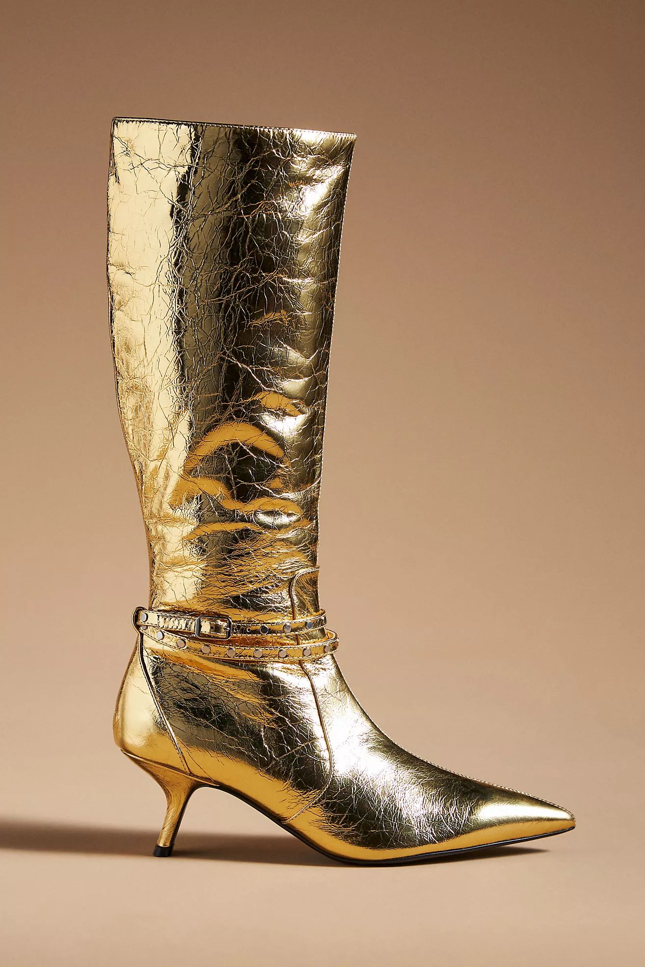 CAVERLEY Muse Kitten-Heel Boots | Anthropologie (US)