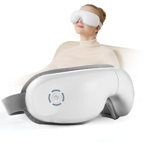 LAOBEN Eye Massager with Heat, Heated Eye Massager with Eye Massage, Eye Gifts with 5 Massage Modes and 180° Folding Design, Comfort & Portable, Perfect for Home, Office, or Travel | Amazon (US)