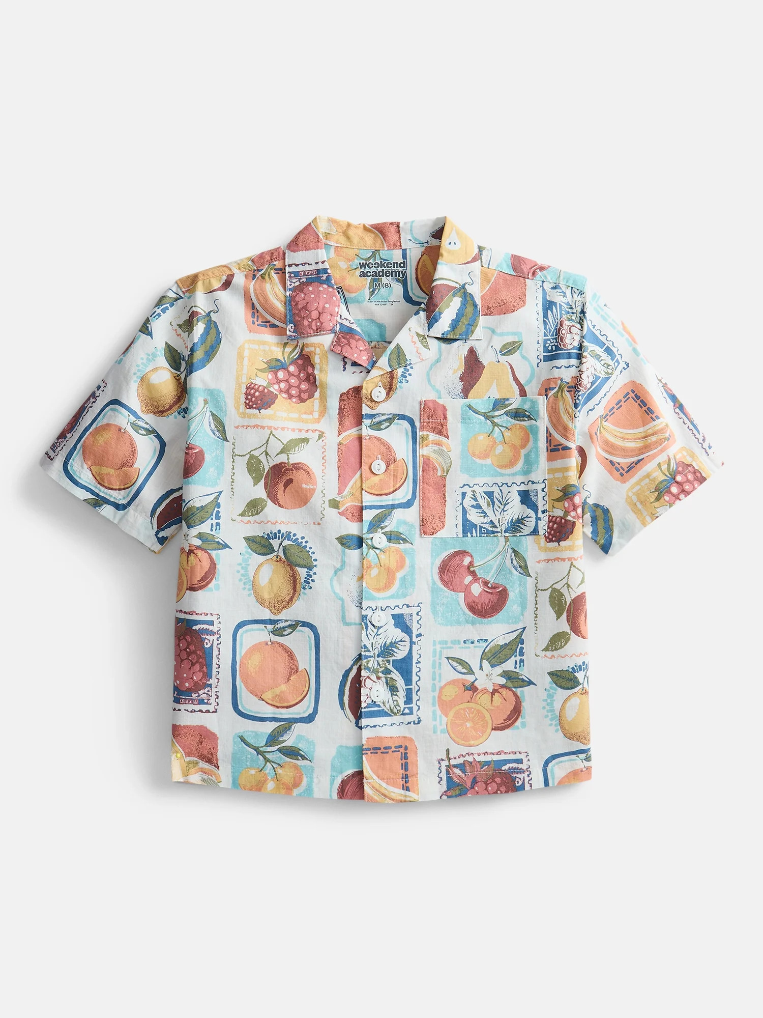 Weekend Academy Boys Cabana Shirt, Sizes 4-18 | Walmart (US)