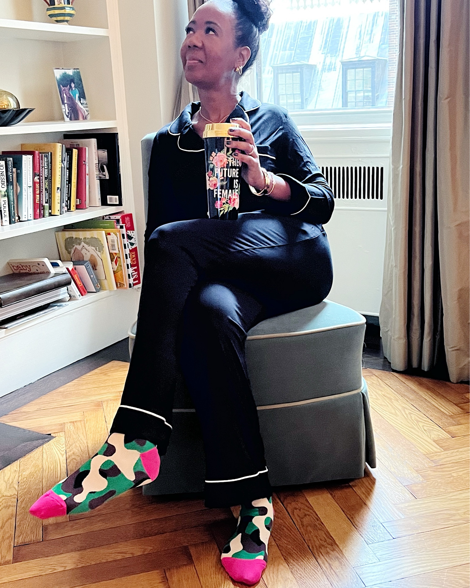 Definitely my favorite PJs. I’m wearing a size S. They run TTS. It’s the cooling bamboo material for me.  They’re a little pricey, but they’re on sale right now. You won’t regret this purchase!


#cozyearth
#pajamas

#LTKOver40 #LTKHome #LTKSaleAlert