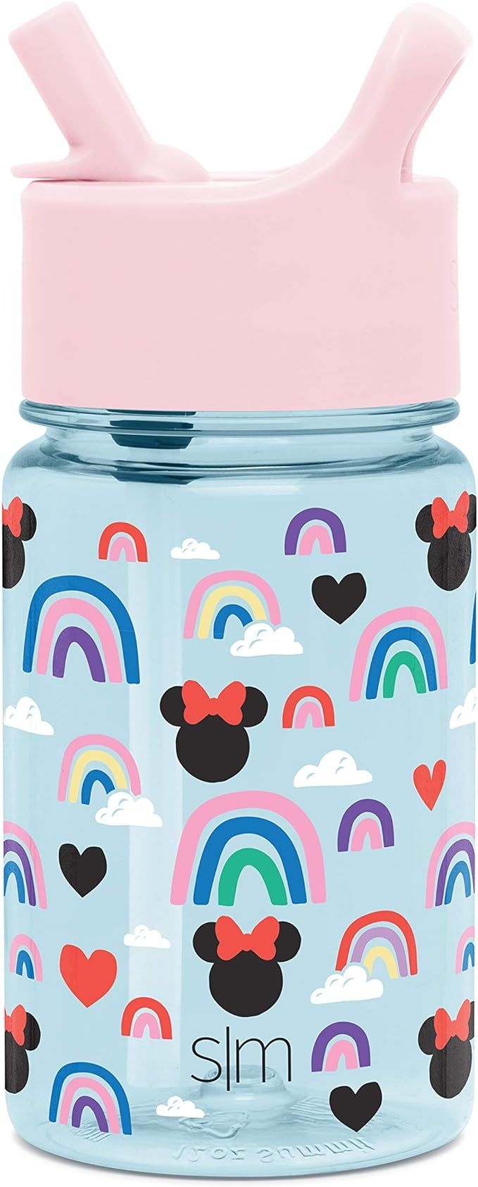Simple Modern Disney Kids Water Bottle Plastic BPA-Free Tritan Cup with Leak Proof Straw Lid |Reu... | Amazon (US)