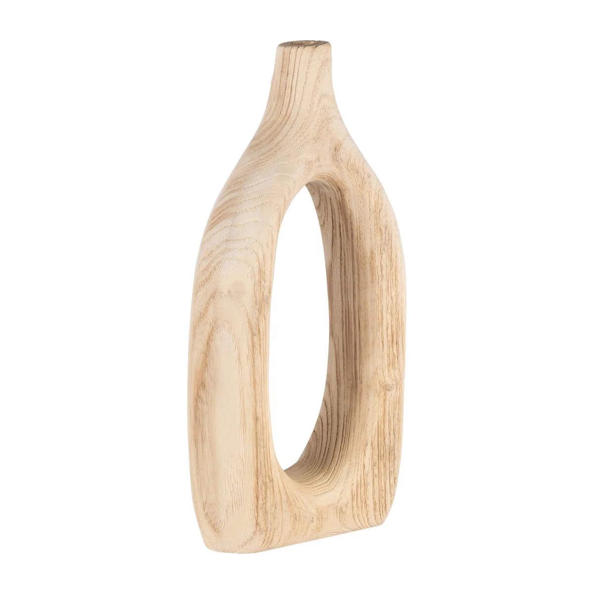 Cut-out Vase, Paulownia Woo, Decorative Rustic Vase for Wedding Centerpieces and Tabletop Decor | Wayfair North America