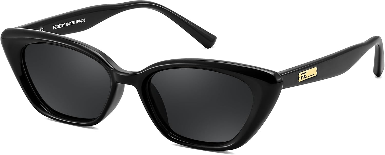 FEISEDY Polarized Cateye Sunglasses Women Men Retro Small Sun Glasses B4176 | Amazon (US)