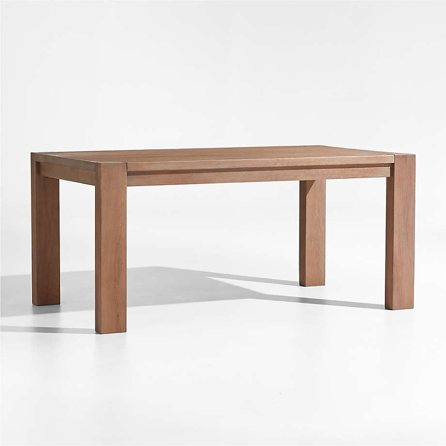 Terra 65" Natural Oak Dining Table + Reviews | Crate & Barrel | Crate & Barrel