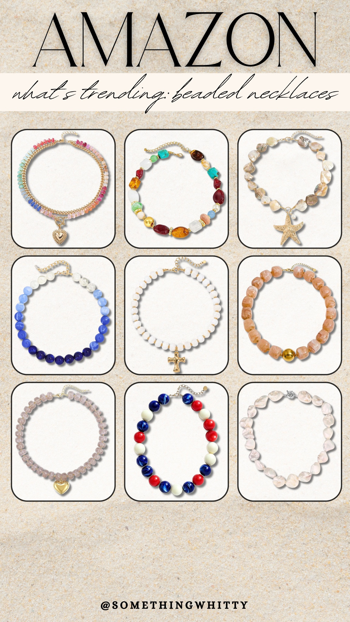 Discover the latest trend with these beaded necklaces. From bohemian to beach vibes, these necklaces are perfect for any occasion. #beadednecklace #amazonfinds #summerstyle

#LTKSeasonal #LTKgrwm