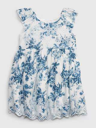 Gap &amp;#215 LoveShackFancy Toddler Floral Eyelet Dress | Gap (US)