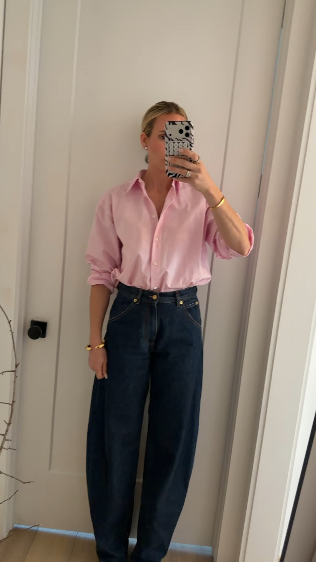 Jeans are super tall girl friendly!! Also heels are Saint Laurent looking Amazon ones 💁🏼‍♀️

#LTKgrwm #LTKootd #LTKTall