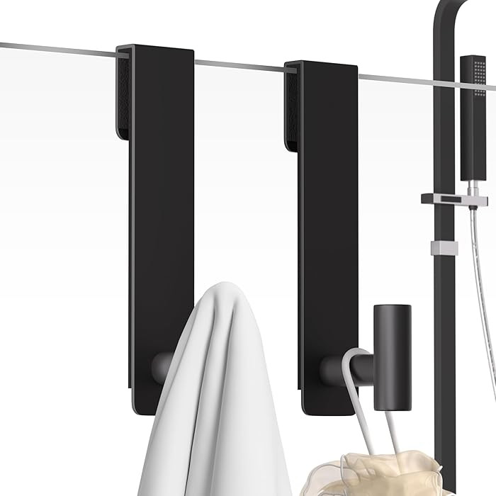PMMASTO Shower Door Hooks, (7.5 Inch) Extended Over Door Hooks for Bathroom Frameless Glass, Stai... | Amazon (CA)