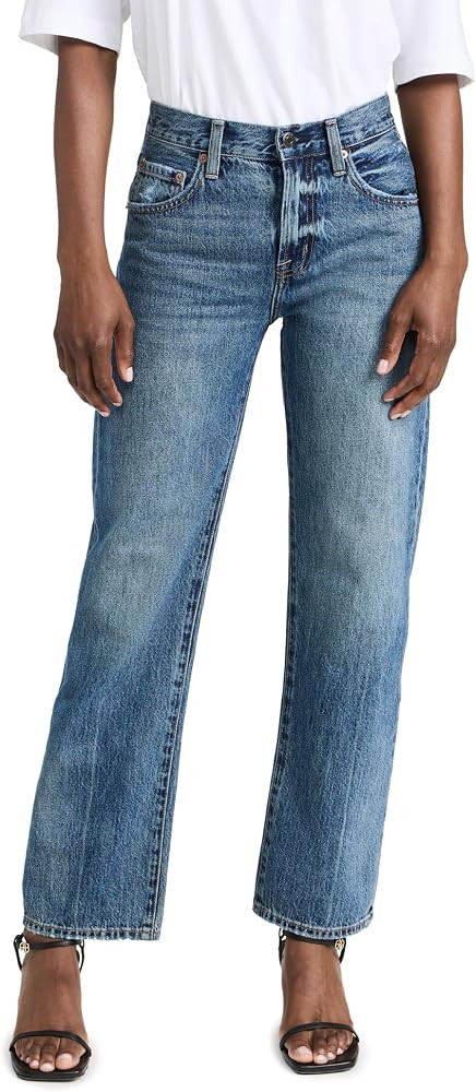\u2013 Lexi Mid Rise, Signature Bowed Straight Jeans \u2013 Light Denim Jeans | Amazon (US)