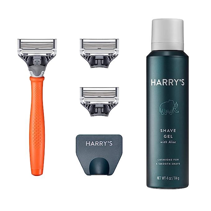 Harry's Razors for Men - Shaving Razors for Men includes a Mens Razor, 3 Razor Blade Refills, Tra... | Amazon (US)