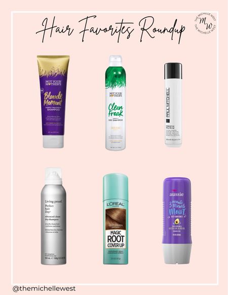 Resharing some of my fave go-to hair products!! I use all of these except for the Not Your Mother’s dry shampoo but only because Living Proof is magic lol. It’s a little pricey though so NYM is a another price point option. Also, I’m linking one more dry shampoo, Divi, that I just started using because it’s made clean and the smell is incredible! Oh and I’l link my fave leave in conditioner and volumizing spray. Now I’ve realized I need to make a new collage 😆

#LTKBeauty #LTKFindsUnder50 #LTKStyleTip