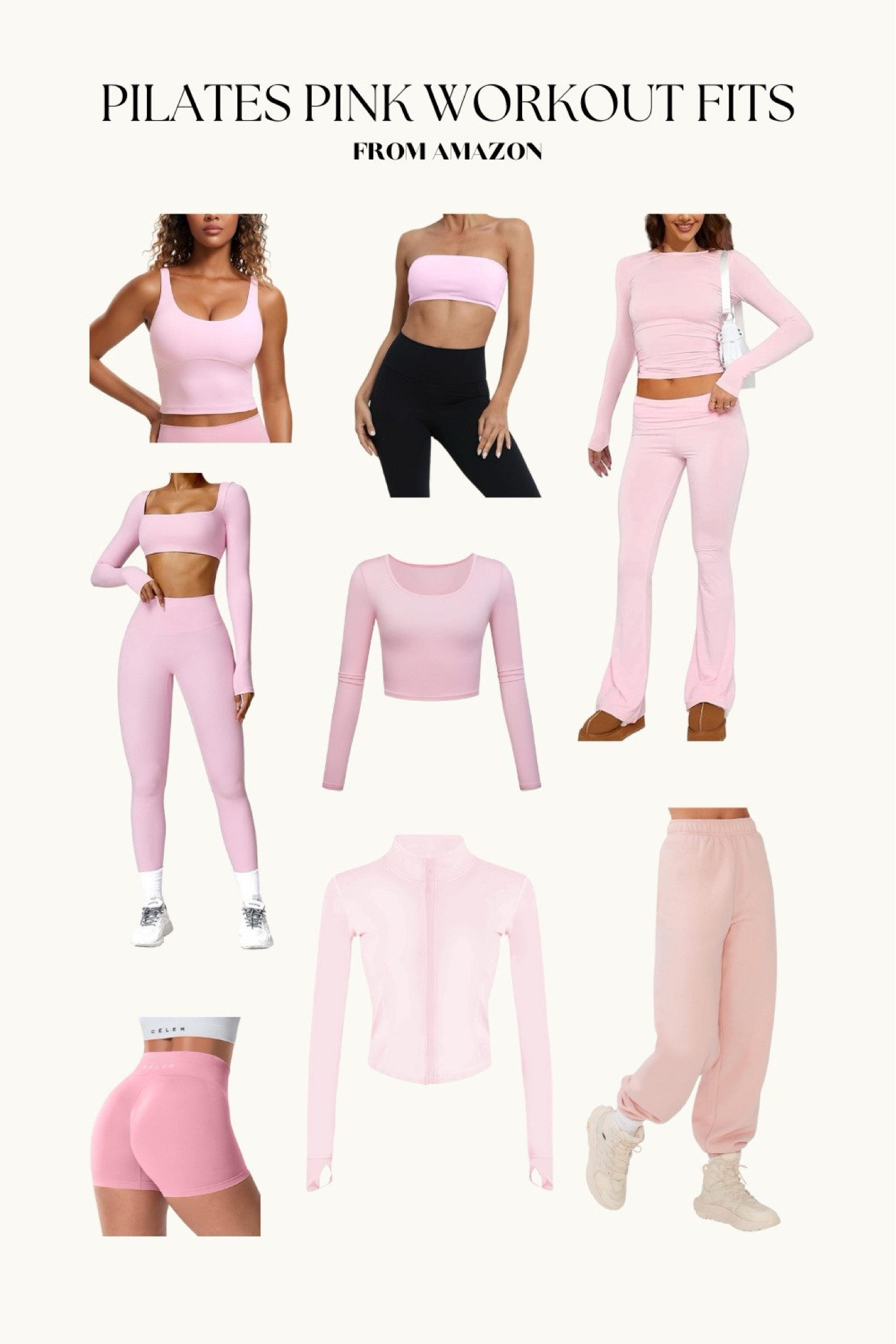 Pilates pink / ballet pink athleisure workout outfits 

#LTKActive #LTKstyletip #LTKfitness