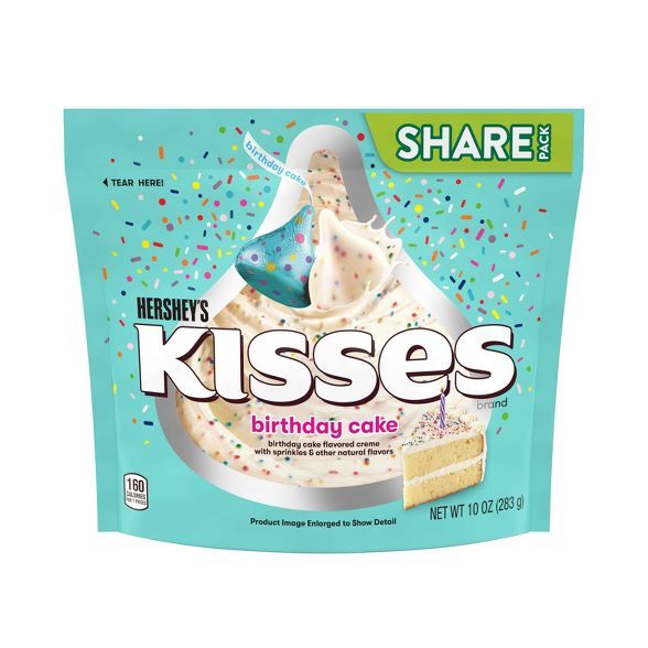 Hershey's Birthday Cake Kisses Share Size - 10oz | Target