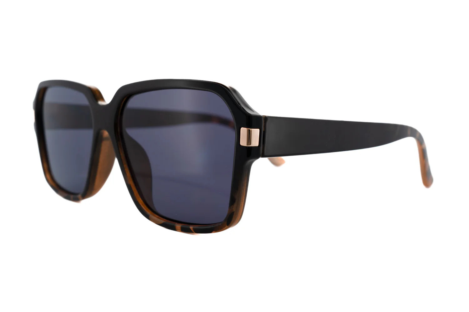 Boléro Jolie — Oversized Square Sunglasses Amber Brown / Non-Polarized | Boléro Eyewear
