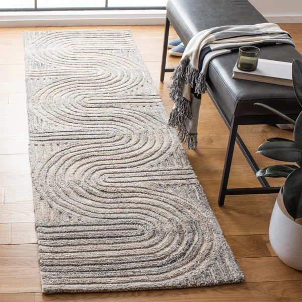 Baylay Hand Tufted Abstract Indoor Rug | Wayfair North America
