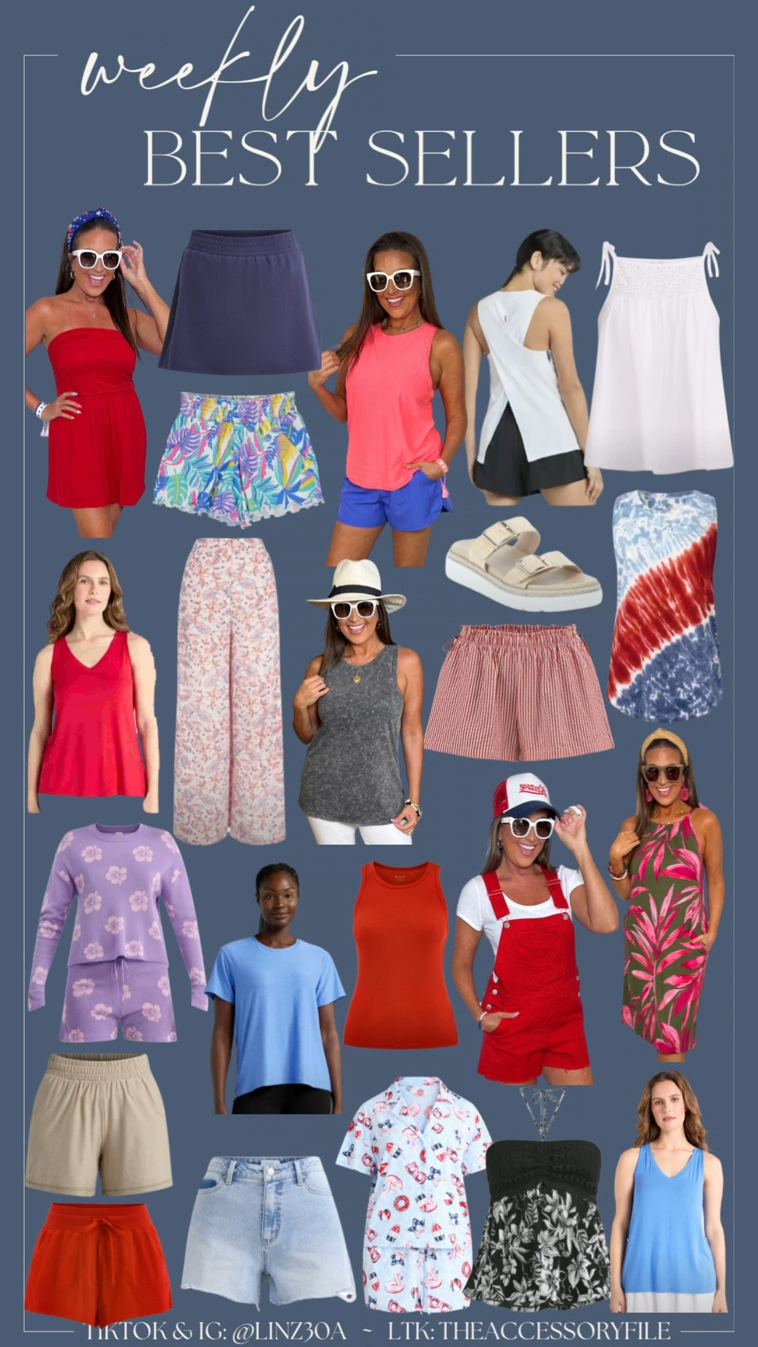 Weekly Best Sellers

Here are your most loved and best selling items for this past week! 

Summer outfits, summer fashion, 4th of July outfits, red white and blue outfits, mini dress, church outfit, work attire, workwear, work outfit, activewear, athleisure, patriotic outfit, patriotic pajamas, summer shoes, summer sandals, vacation outfit, strapless top, halter top, beach vacation outfit 

#LTKSeasonal #LTKFindsUnder50 #LTKSummerEdit