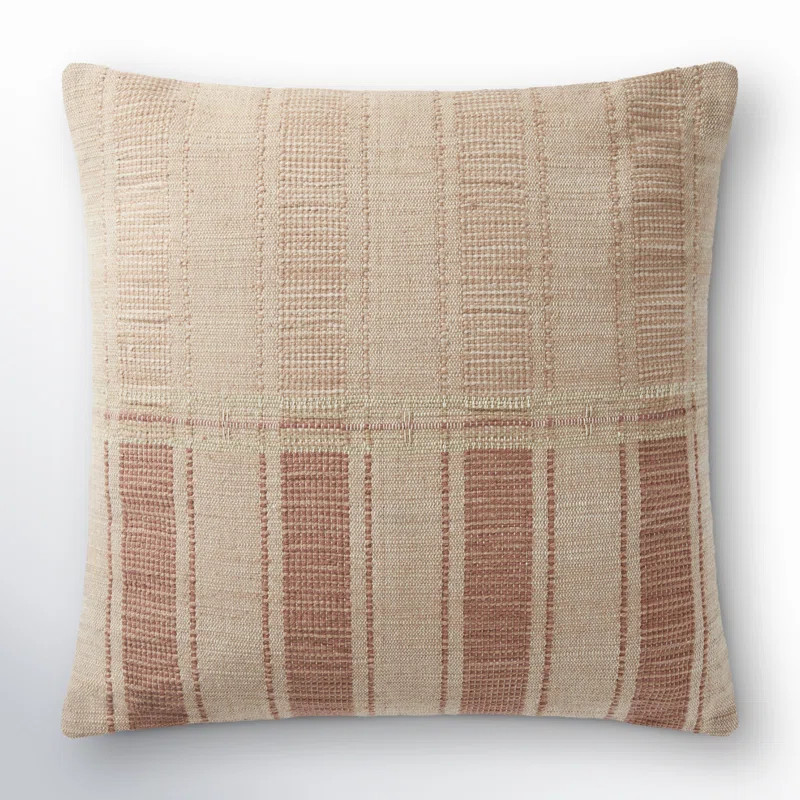 Carmel Striped Cotton Throw Pillow | Wayfair North America