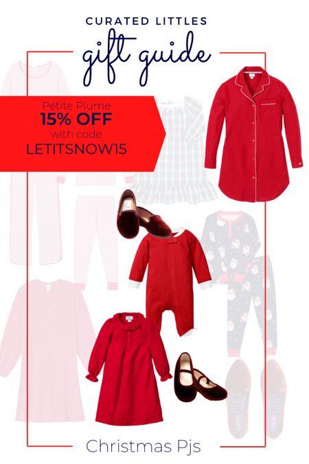 Use LETITSNOW15 to save 15% OFF our curated Petite Plume Christmas pjs!

#LTKHoliday #LTKbaby #LTKkids