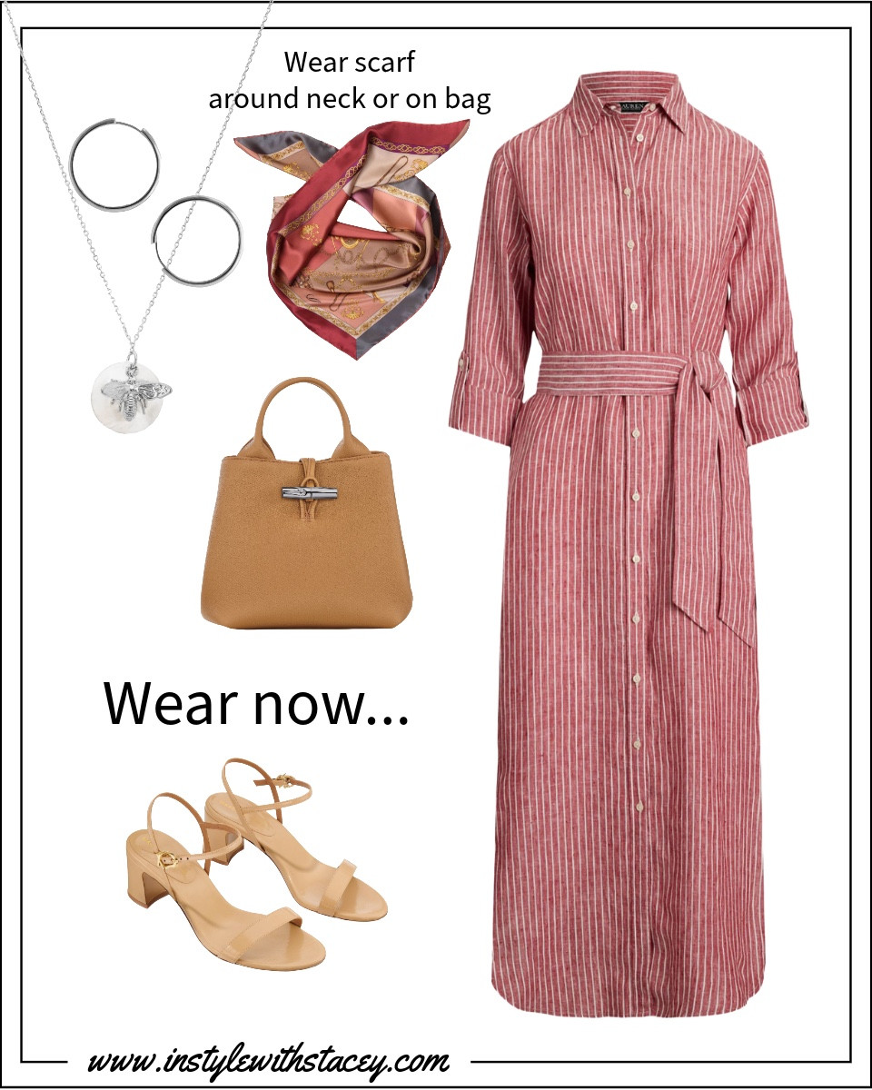 Styling the Nordstrom6 August Drop-Wear Now, Wear Later! This linen dress is the star of the show! Of course, linen is perfect for warm weather, but that deep red shade will help the linen transition into fall as well. Swipe to the left! 

#LTKStyleTip #LTKOver40 #LTKWorkwear