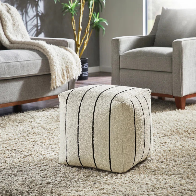 Doniphan Upholstered Square Pouf Ottoman | Wayfair North America