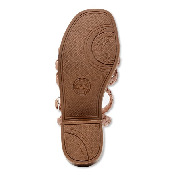 Wonder Nation Little & Big Girls Dress Sandal, Sizes 13-5 | Walmart (US)