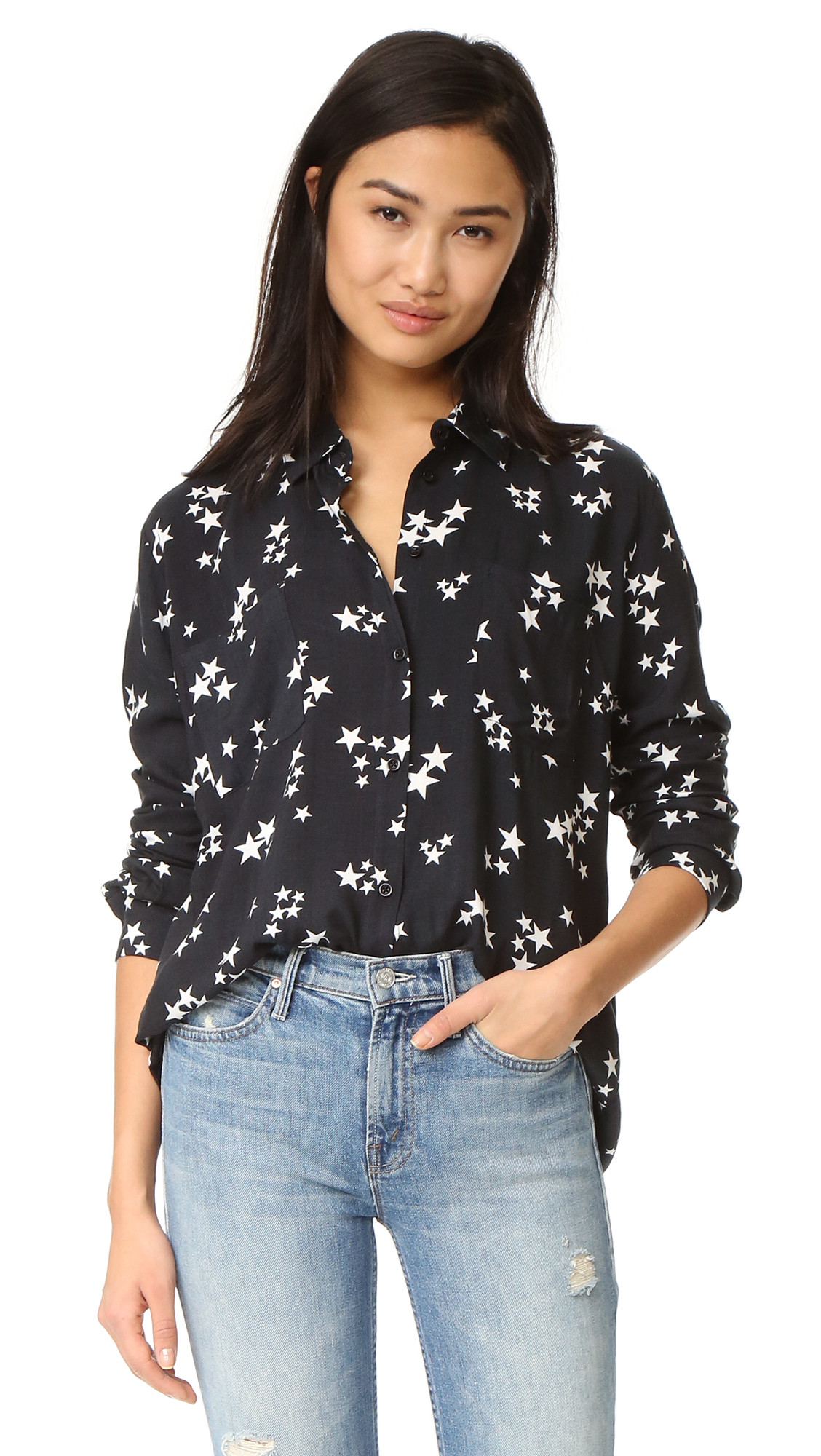 Sincerely Jules Ryder Button Up Shirt - Stars | Shopbop