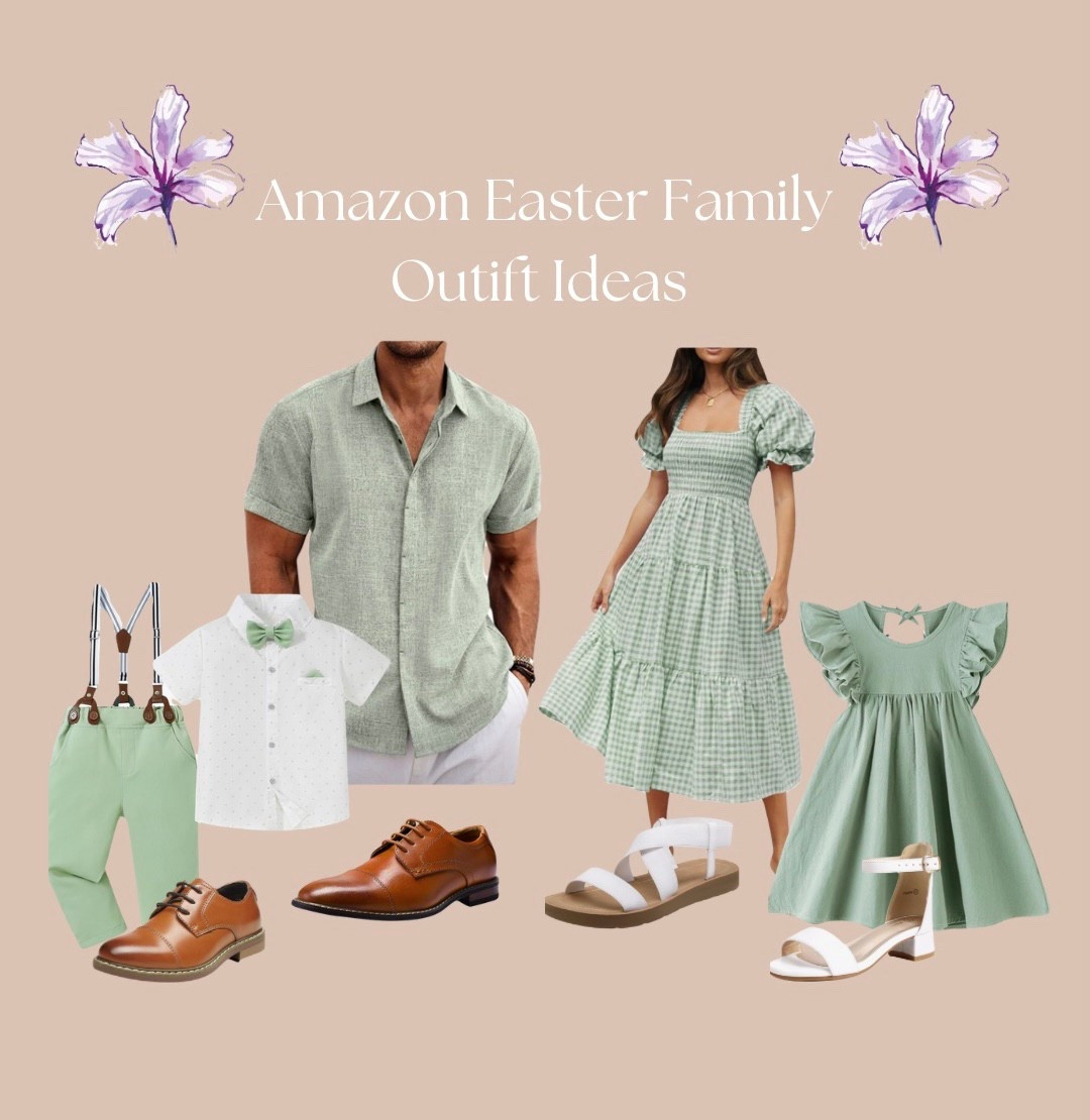 Family Easter Outfit Ideas💐 💚 ! Green color scheme! #easterfashion #easterfamilyoutfits #easteroutfits #familyoutfitinspo #familyphotoshoot #easterphotos #ltkfinds #springfashion #amazonfashion #lessthan50 #ltkfind

#LTKSeasonal #LTKFindsUnder50 #LTKFamily

#LTKFindsUnder50 #LTKFamily #LTKSeasonal