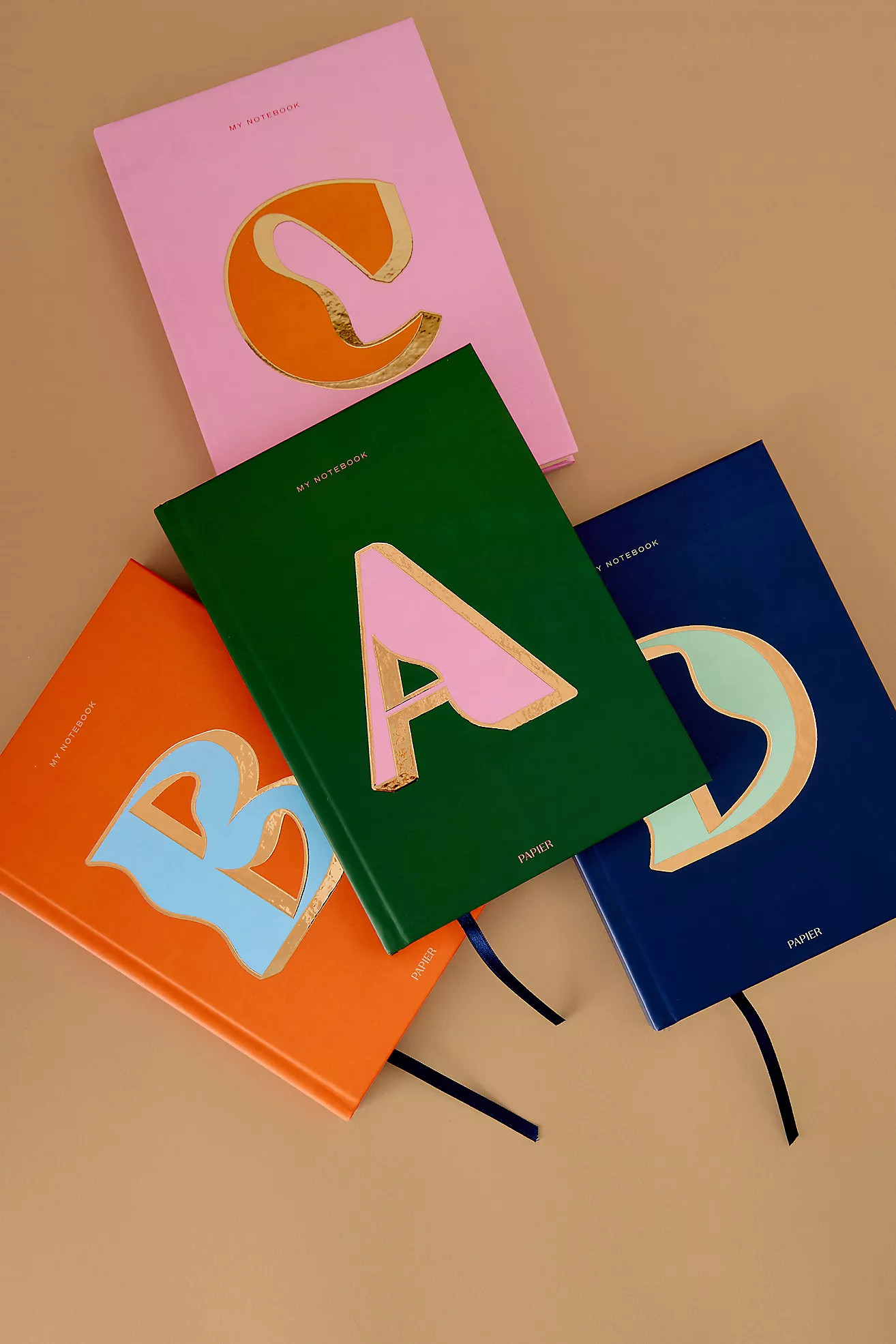 Papier Hardback Lined Monogram Notebook | Anthropologie (UK)