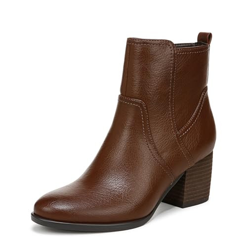 Naturalizer SOUL Womens Ultima Ankle Boot Brown 10 W | Amazon (US)