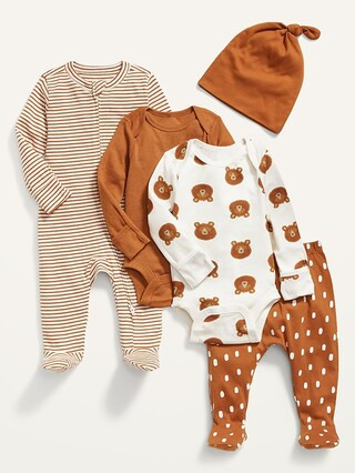 Unisex 5-Piece Layette Set for Baby | Old Navy (US)