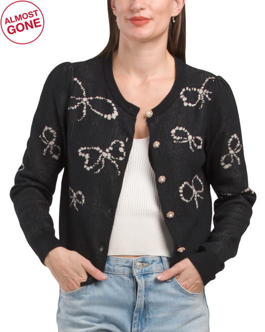 Liden Bow Cardigan | TJ Maxx