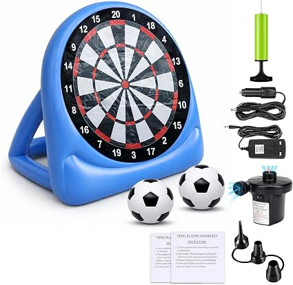 150cm Large Soccer Target Dartboards, Kids Giant Inflatable 5ft Football Target with Complete Set... | Amazon (UK)