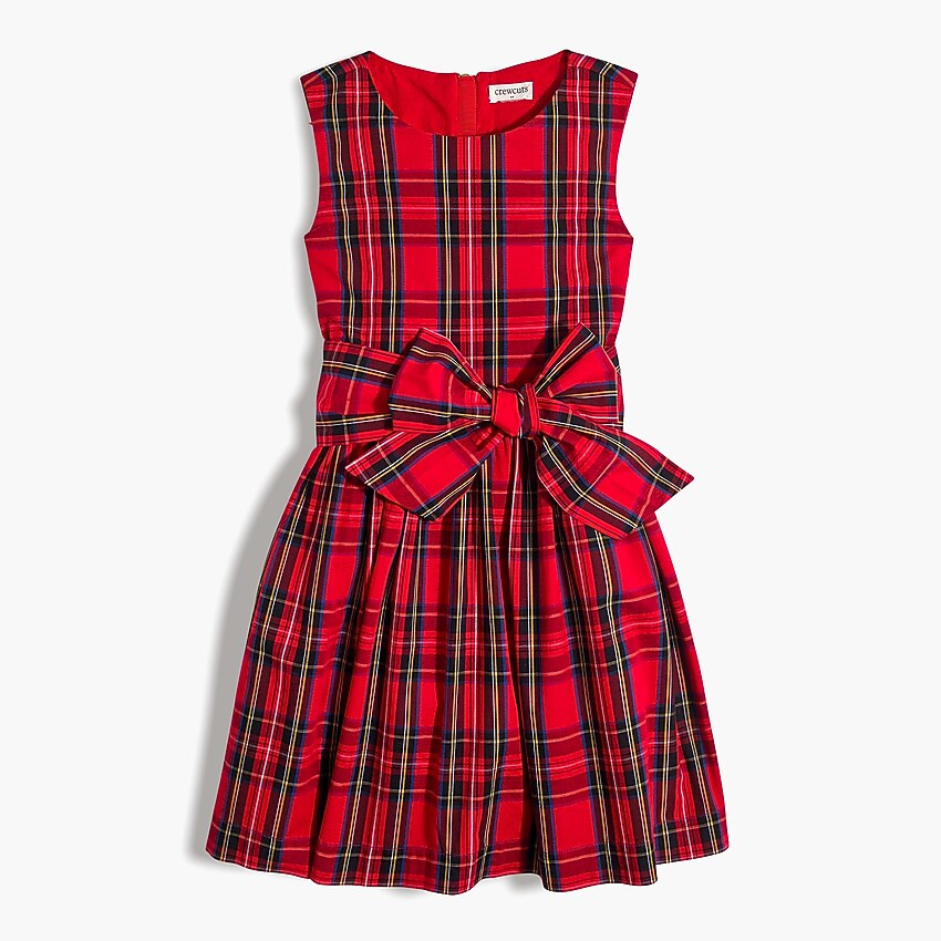 Girls' holiday tartan dress | J.Crew Factory