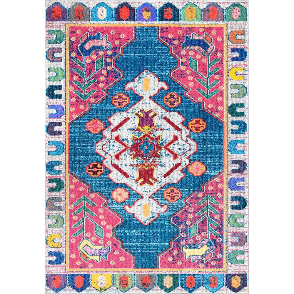 nuLOOM Bohemian Joyce Multi 8 ft. x 10 ft. Area Rug-KSBL05A-8010 - The Home Depot | The Home Depot