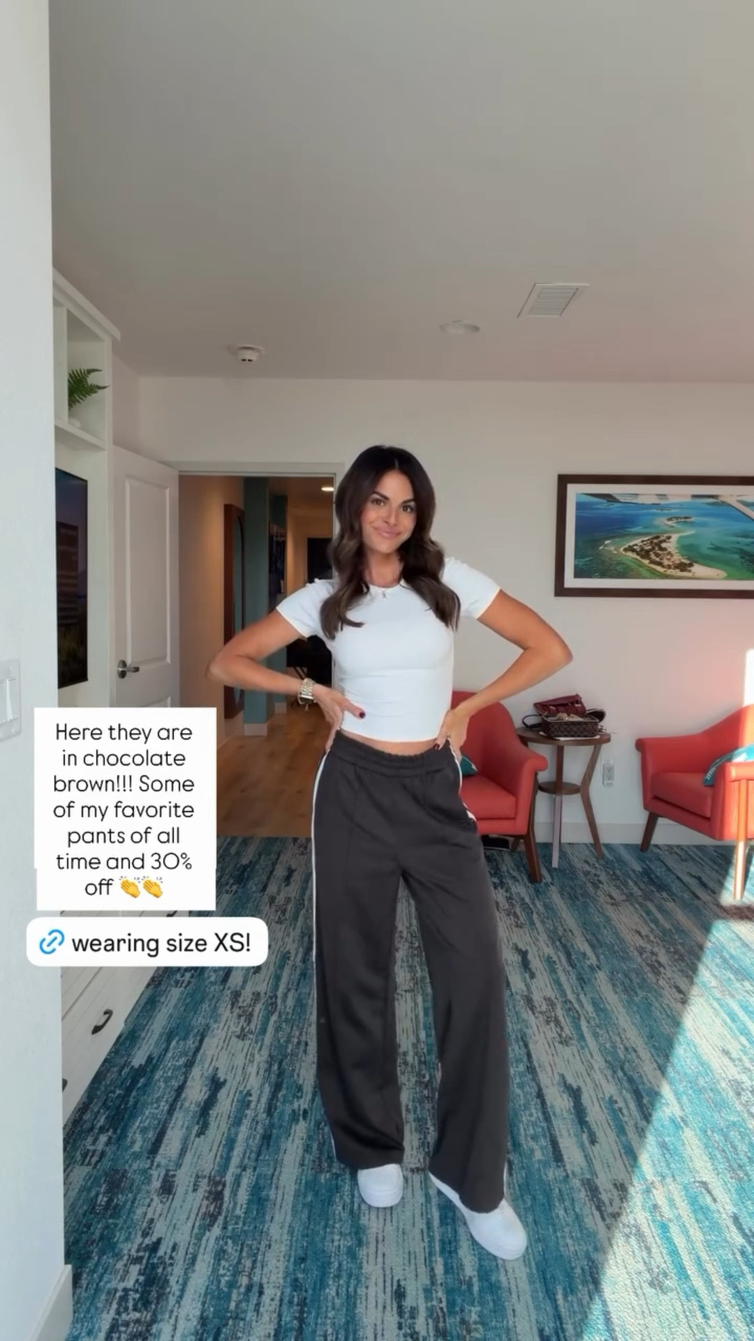 Here are the Athleta track pants in chocolate brown!!! Some of my favorite pants of all time and 30% off 👏👏 

Wearing size XS 

#LTKGiftGuide #LTKSaleAlert #LTKActive