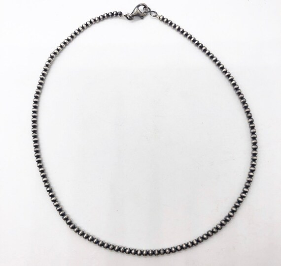 3mm Sterling Navajo Pearl Choker 13” | Etsy (US)