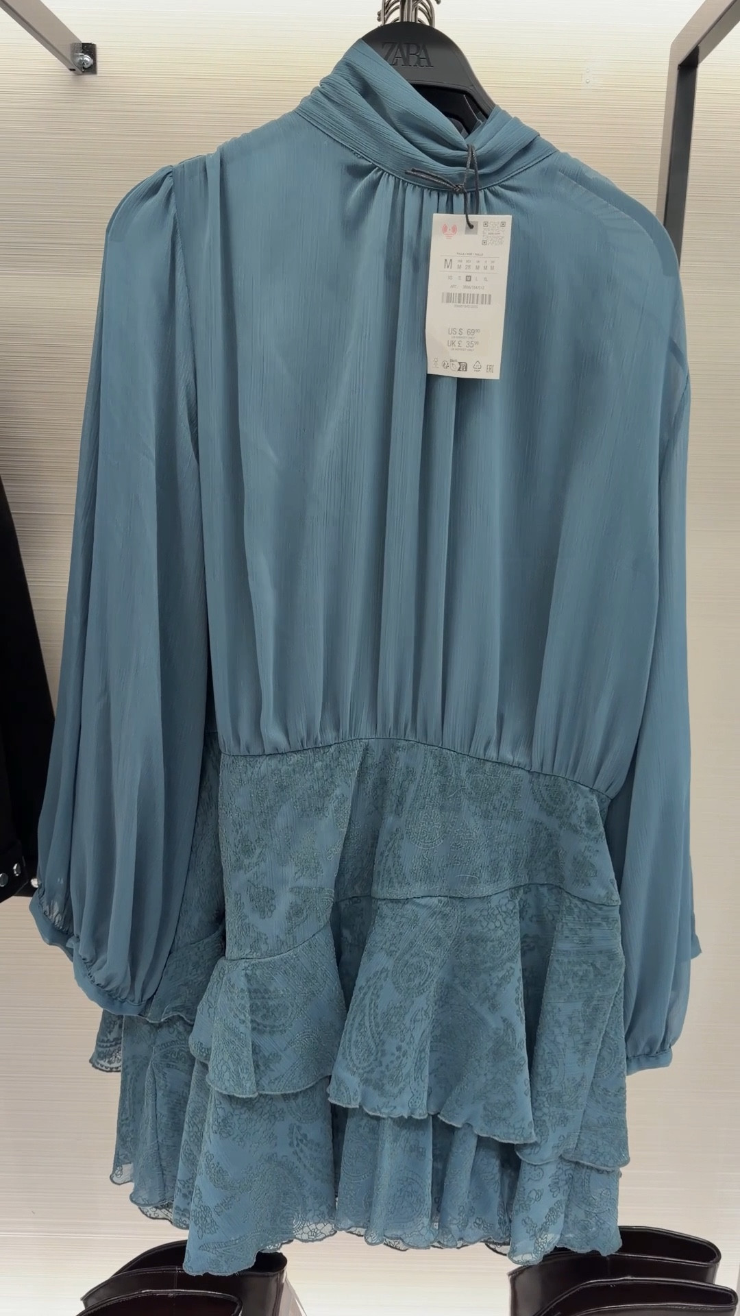 Mini dresses with long sleeve for winter. This blue is such a unique color. Linked more!

Ruffle dress • mini dress • long sleeve dress • blue dress • Zara dress 

#LTKWedding #LTKHoliday #LTKWorkwear