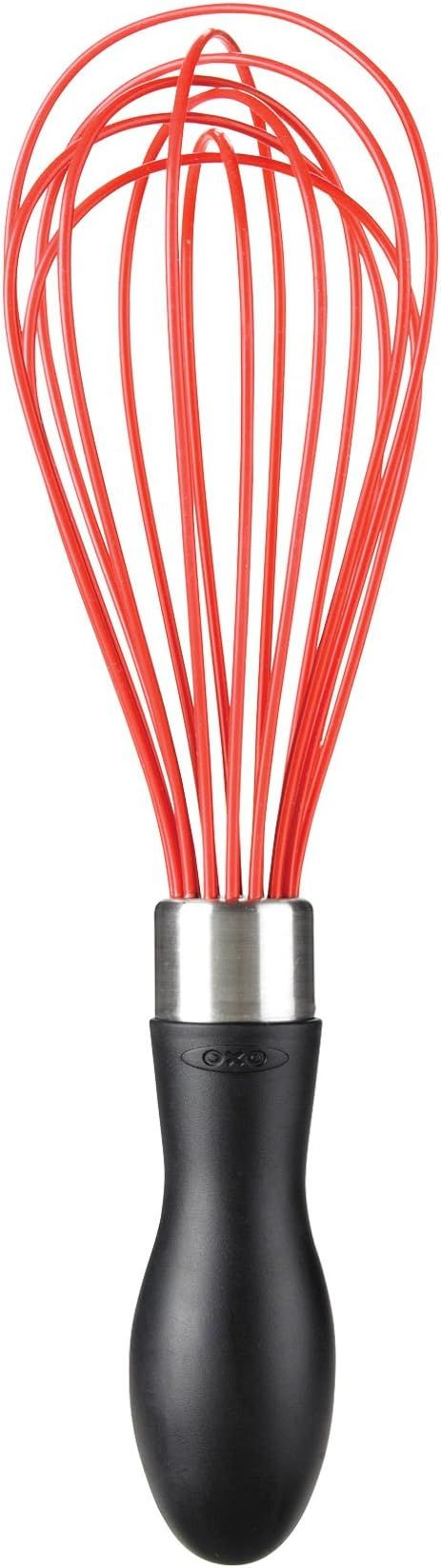 OXO Good Grips Better Silicone Whisk, 9-Inch, Red,Red/Black | Amazon (US)