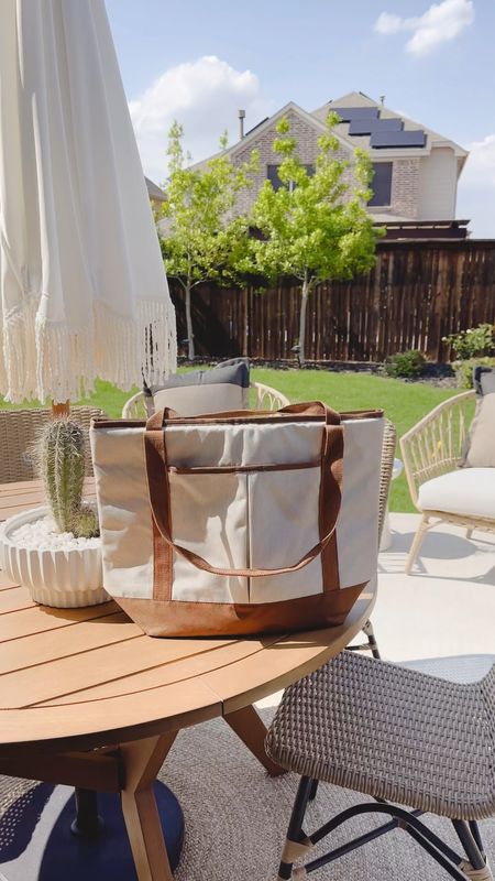 This insulated bag from Amazon is perfect for summer! It has an outdoor pocket with the zipper and it folds flat for easy storage

#LTKhome #LTKFind