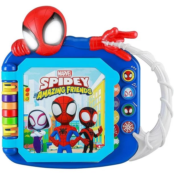 eKids Spidey and His Amazing Friends Book, Toddler Toys with Built-in Preschool Learning Games, E... | Walmart (US)