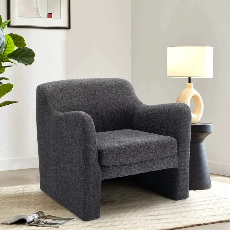Wade Logan Chantil Upholstered Barrel Accent Chair with Cushion | Wayfair | Wayfair North America