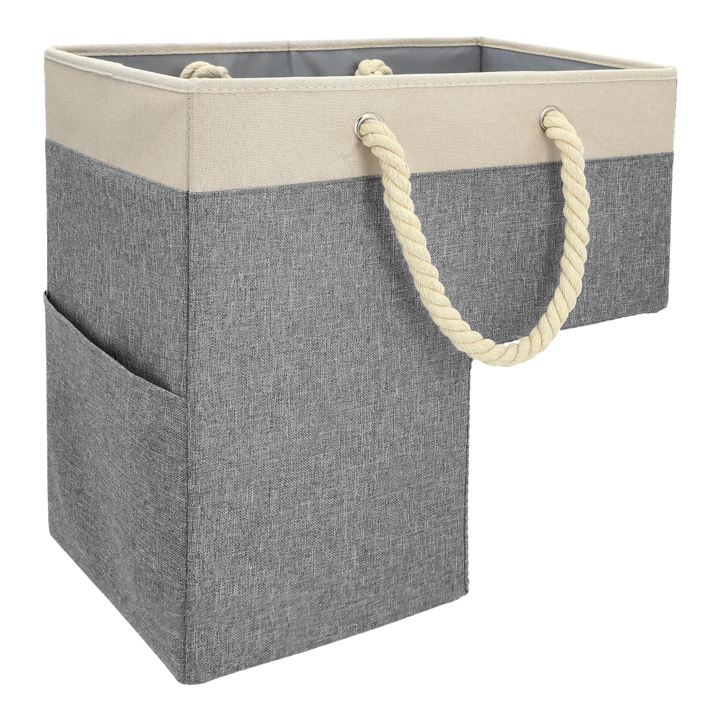 SAM AND MABEL Stair Basket for Carpeted and Wooden Stairs – Foldable Staircase Basket with Thic... | Amazon (US)