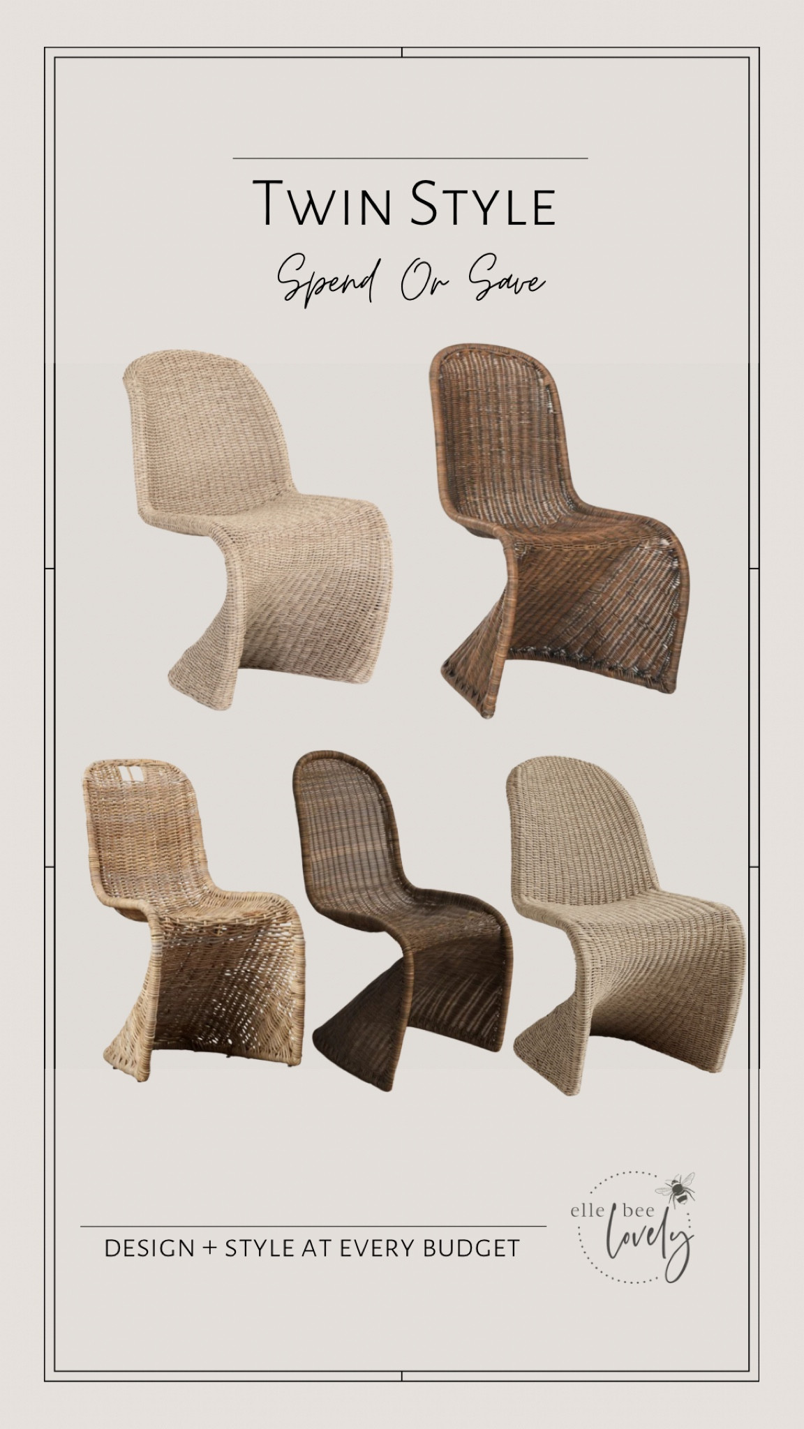 Twin Style Tuesday with several beautiful outdoor wicker chairs. I’ve been crushing on these!
.
.
. 
Outdoor furniture, rattan, wicker, patio furniture, outdoor dining chair 

#LTKhome #LTKSeasonal