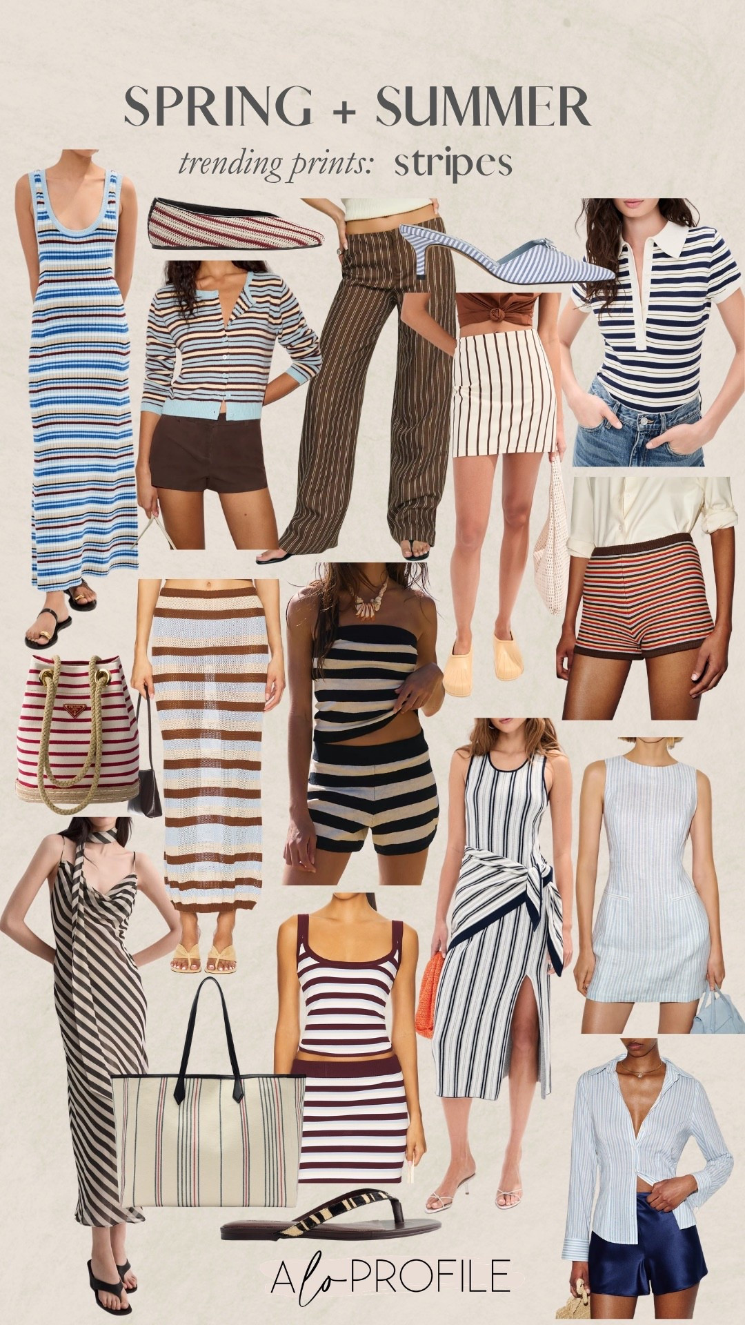 Trending Prints for Spring + Summer: Stripes // summer style, spring style, spring outfit, summer outfit, spring fashion, summer dresses, polka dot print, summer trends, trending prints for spring