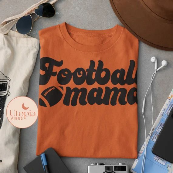 Football Mama Shirt  Football Mom Distressed Shirt for Women - Etsy | Etsy (US)
