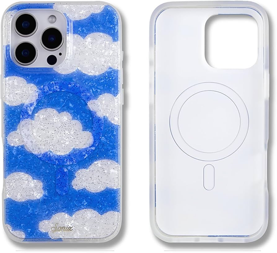 Sonix Case for iPhone 16 Pro Max | Compatible with MagSafe | 10ft Drop Tested | Glitter Clouds | ... | Amazon (US)